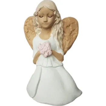 Vánoce IDARY Anděl - Víla s kyticí 12,5cm