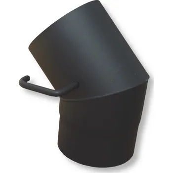 Kouřovod Koleno 45° s klapkou (150 mm)