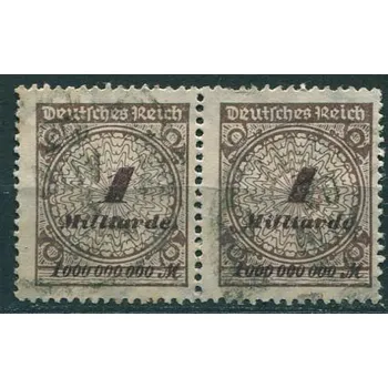 Poštovní známka (1923) MiNr. 325 A, sp - O - Deutsches Reich - Čísla v kruhu
