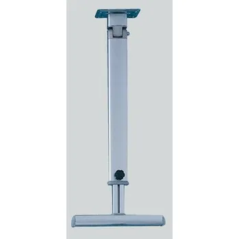 Stolová podnož Opěrná noha stolu STAR 8 stříbrná