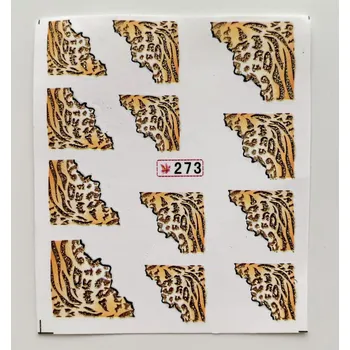 Vodolepky na zdobení nehtů - Zvířecí vzory č. 273