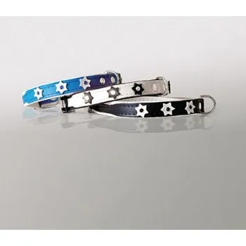 Obojek pro psa Tlapka obojek Swarovski Superstar - modrý Velikost: M