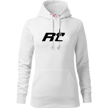 Dámská mikina RC nápis ovladač - Mikina dámská Cape s kapucí - S ( Bílá )