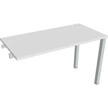 Kancelářský vozík HOBIS přídavný stůl rovný - UE 1200 R, hloubka 60 cm, bílá + doprava zdarma