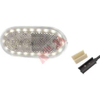 Přední světlomet Světlo poziční LED bílé 12/24V WAS W197 kabel SNAP IN 0,5 m