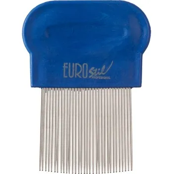 Eurostil Nit Comb - hřeben na vši, kovové &quot;jehlice&quot;