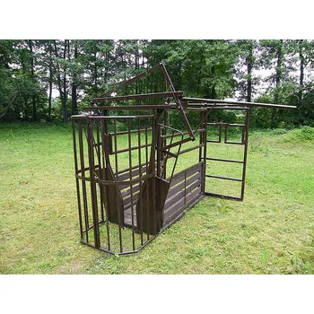 Fixační klec ALM pro skot pozinkovaná Záchytný koš pozinkovaný