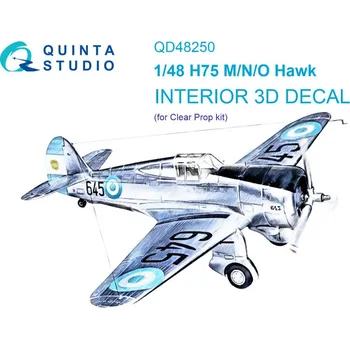 Plastikový model Quinta studio 1/48 H75 M/N/O Hawk 3D-Printed&col.Inter.(CL.PROP)