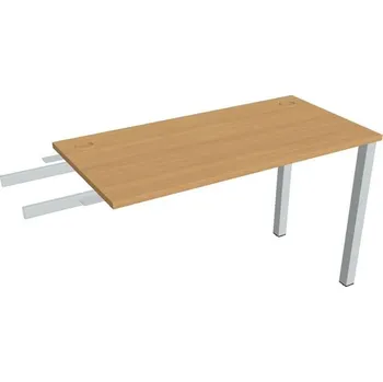 Kancelářský vozík HOBIS přídavný stůl do úhlu - UE 1200 RU, hloubka 60 cm, buk + doprava zdarma