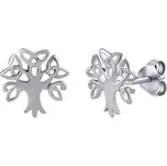 Stříbrné náušnice strom života Triquetra PRM11604E