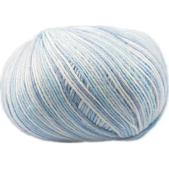 Příze Borgo de' Pazzi Stella 3 Ledový melír (Bambusová příze Stella Ledový melír 3)
