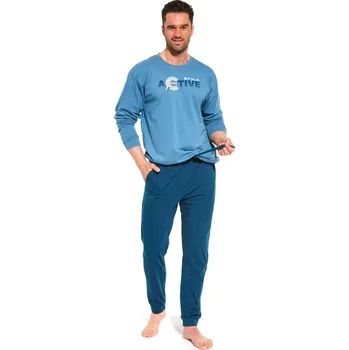 Pánské pyžamo Cornette pánské pyžamo 322/205 Active Barva: modrá, Velikost: XL