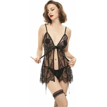 Dámské noční prádlo noční košilka dámská DEVIL FASHION - Aubrey Gothic - XL-XXL