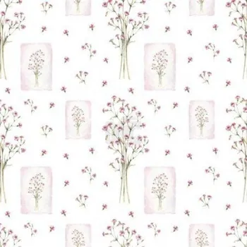 Impregnovaná látka kočárkovina, provence, jemné kytičky, látka, metráž