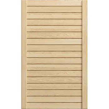 Lamelové dveře zavřené 47,4 x 49,4 cm, borovice