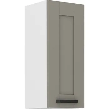 Kuchyňská skříňka Horní skříňka LUNNA SVĚTLE ŠEDÁ / BÍLÁ 30 G-72 1F