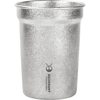Kempingové nádobí Titanový pohár na pivo 400 ml krystalický