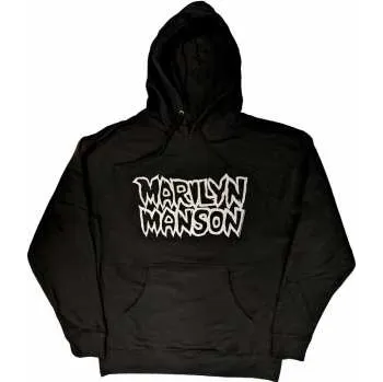 Pánská mikina Merch Marilyn Manson: Marilyn Manson Unisex Pullover Hoodie: Classic Logo (large) L