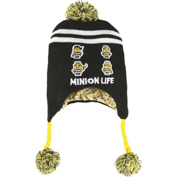 Čepice Dětská čepice MIMONI s bambulemi