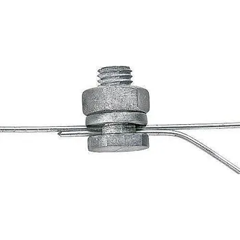 Ohradník Spojka na drát Al slitina se šroubem