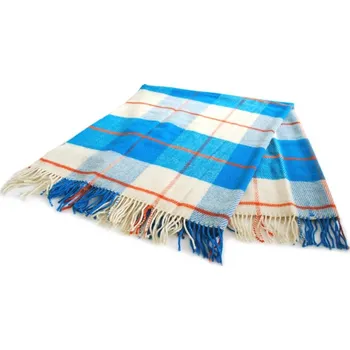 deka Vlněná deka ROMA modrá 130x170 cm