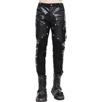 Pánské kalhoty kalhoty pánské DEVIL FASHION - London Punk Slim-Fit Punk - PT115 - XXL