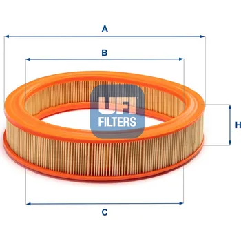 Filtr do auta Vzduchový filtr UFI 30.803.00