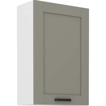 Kuchyňská skříňka Vysoká horní skříňka LUNNA SVĚTLE ŠEDÁ / BÍLÁ 60 G-90 1F