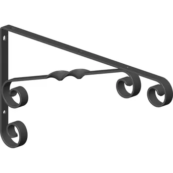 Držák na polici Element System Konzole Jasmin 280x150mm, 15, kg, černá