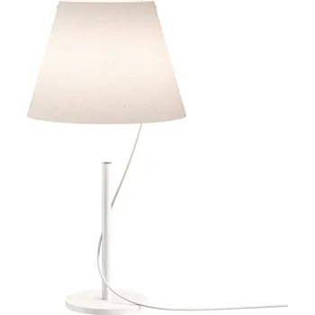 Lampička Lodes 18480 1027 Hover, bílá designová stolní lampa s dotykovým ovládáním, 6W LED 2700K, výška 51,5cm