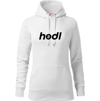 Dámská mikina Hodl - Mikina dámská Cape s kapucí - S ( Bílá )