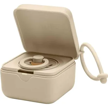 klip na dudlíky Bibs krabička na šidítko Vanilla