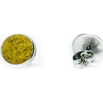 Náušnice Náušnice: Bästa Simple Ring yellow