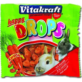 Krmivo pro hlodavce Drops Happy Karotte Rabbit 40g