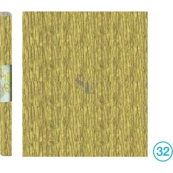 Krepový papír Krepový papír 0,5x2m 32 zlatý
