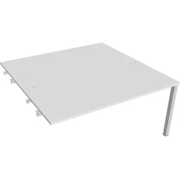 Kancelářský vozík HOBIS přídavný stůl zdvojený - USD 1600 R, bílá + doprava zdarma