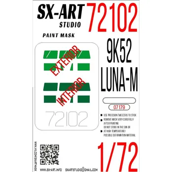 Plastikový model 1/72 9K52 Luna-M Painting mask (TRUMP 07179)