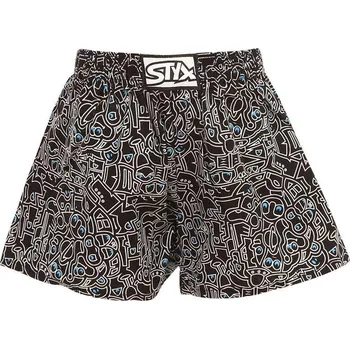 Chlapecké spodní prádlo Dětské trenky Styx art klasická guma Doodle (J1256) 12-14 let Možnost vrácení zboží ZDARMA do 120 dnů!