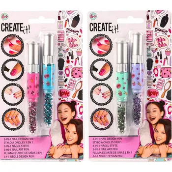 Lak na nehty CANENCO Pero na nehtový design + lak na nehty 3v1 sada 2ks