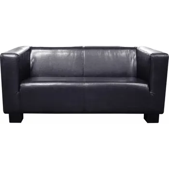 Pohovka Pohovka CASUAL 2 EKOKŮŽE černá