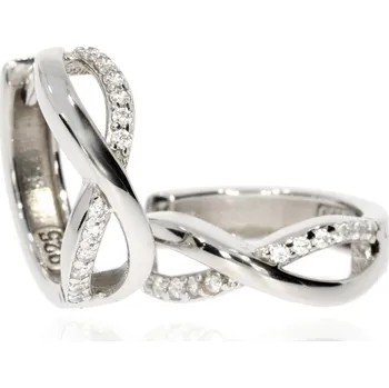 Náušnice Zlatnictví Helios Náušnice s motivem nekonečno