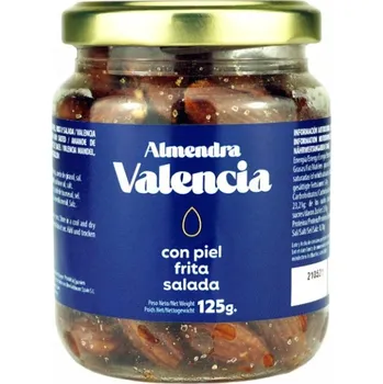Pražené mandle z Valencie se solí, 125 g
