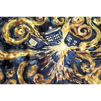 Plakát Plakát, Obraz - DOCTOR WHO - exploding tardis