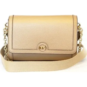 Kabelka Michael Kors dámská kabelka crossbody FREYA 32T2L7FC5L CAMEL SM CNV CHN PONTE XBODY LEATHER Michael Kors 32T2l7FC5L