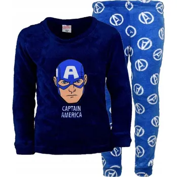 Marvel a DC DOMÁCÍ KOMPLET (pyžamo) AVENGERS s flísem Velikost: 6-8