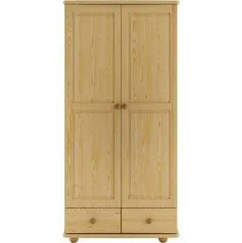 Komoda Šatní skříň DREWMAX SF122 z borovicového masivu Barevné provedení: Dub