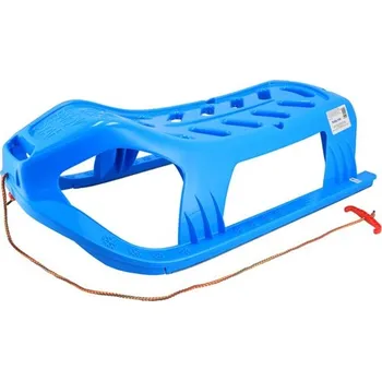 Sáně Baby Mix Plastové sáňky SNOW STAR Modrá