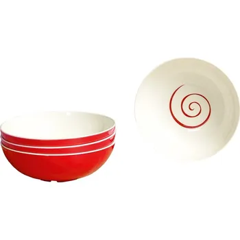 Sada misek Twist červená 4ks