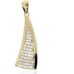 Zlatnictví Helios Zlatý přívěsek posázený zirkony