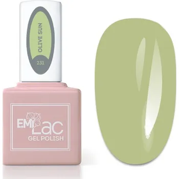 Lak na nehty emi E.MiLac LM Olive Sun #231, 9 ml. - Barevný gellak